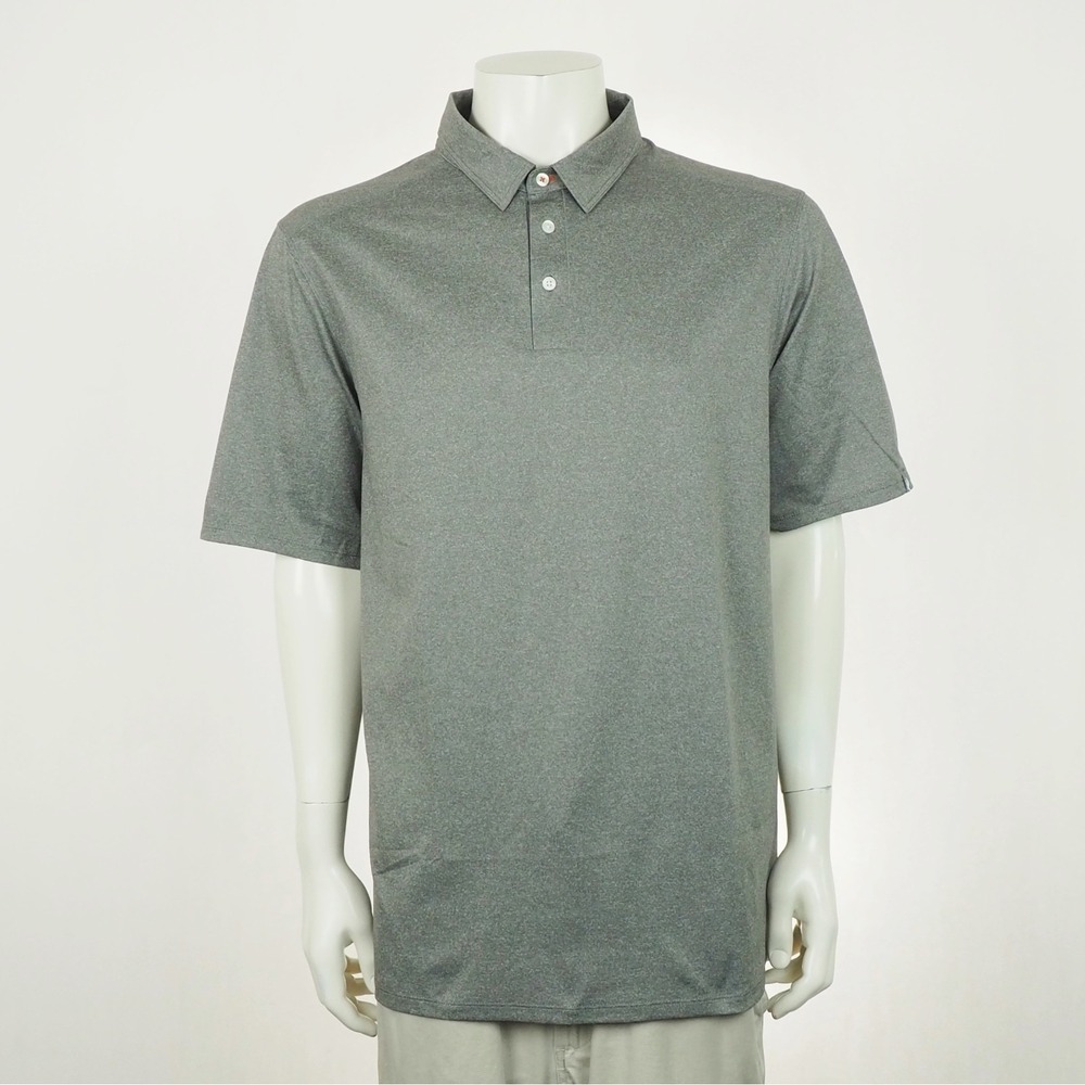 KJUS Stowe PrimeFlex Golf Polo Shirt Mens 2XL XXL 56 Heather Gray Performance